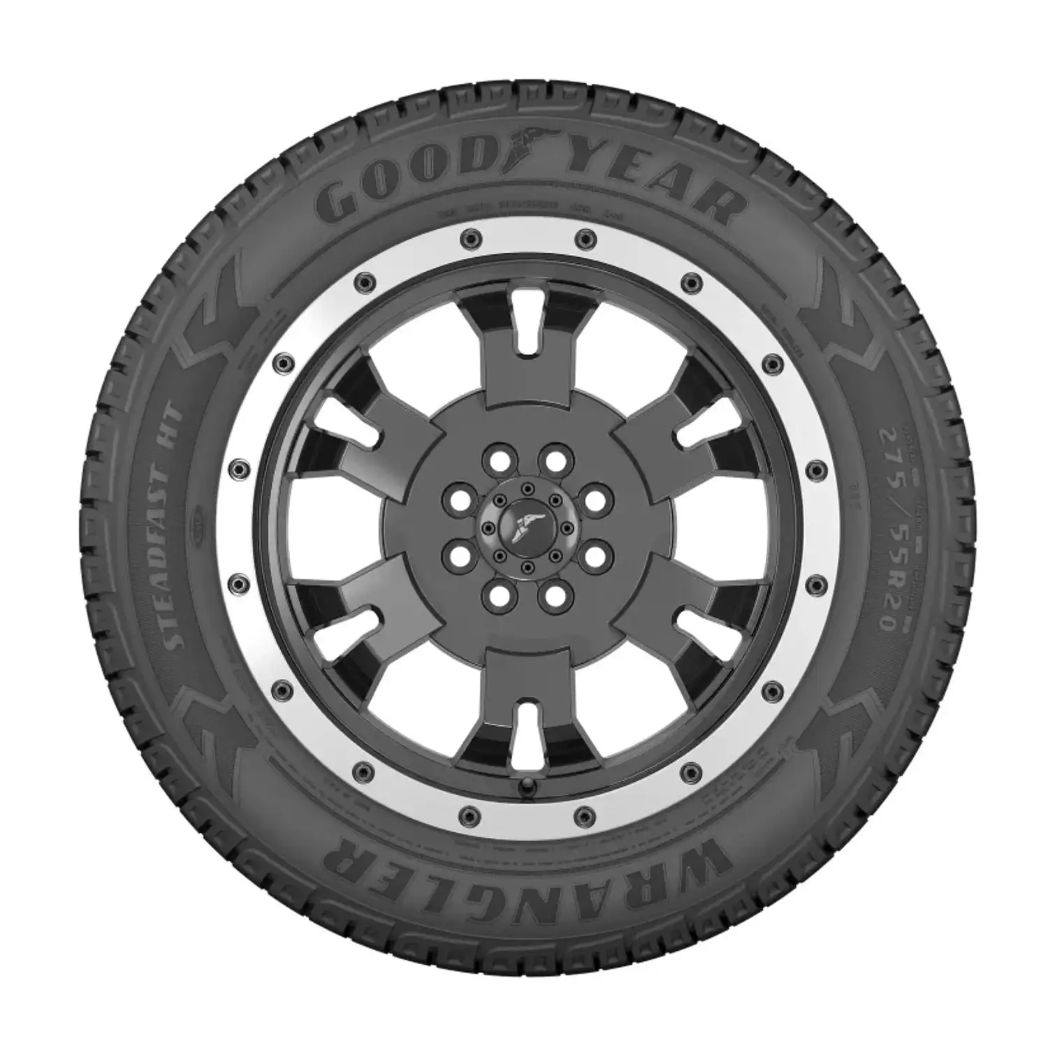 Goodyear Wrangler Steadfast HT All Season 275_50R22 115H XL Light Truck Tire - Ảnh 2