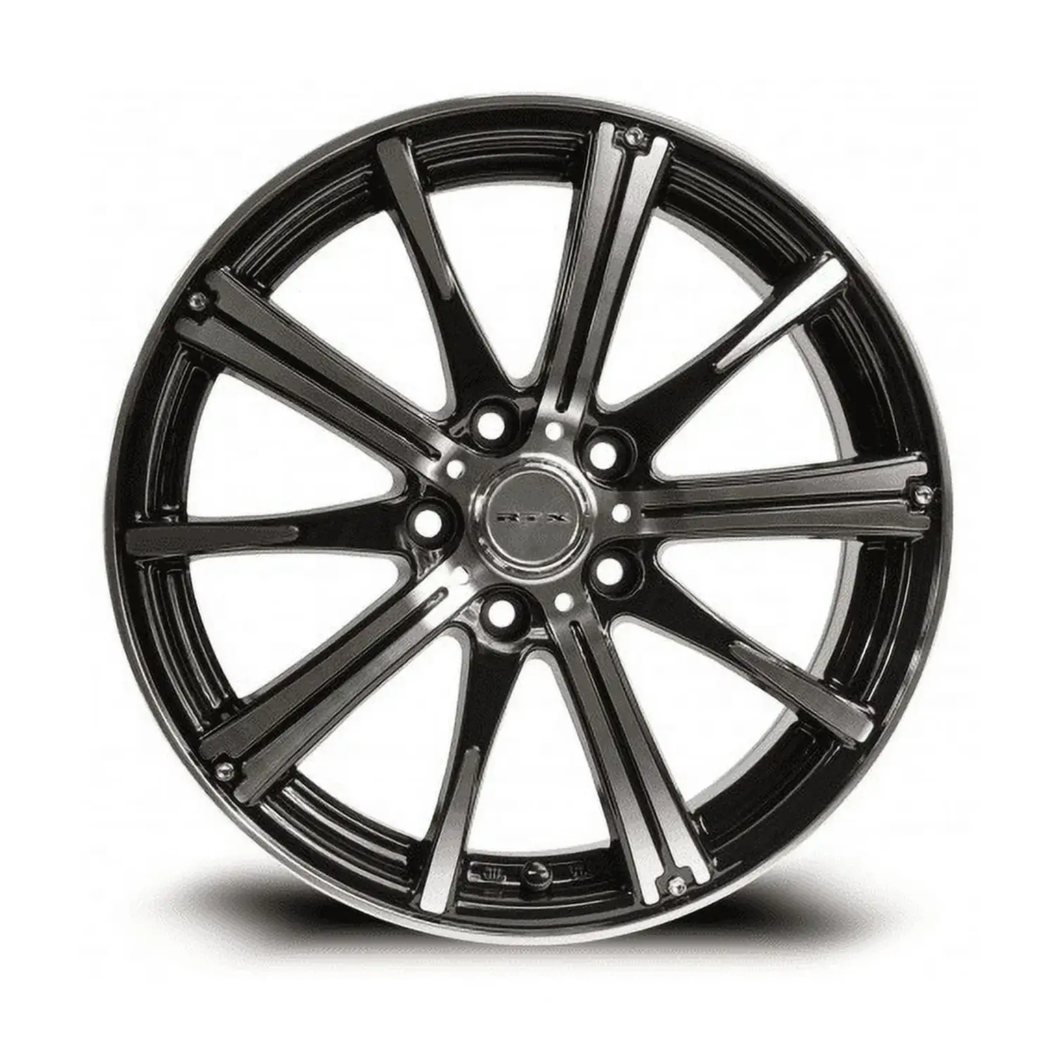 RTX Spark 14x5.5 4x100 ET38 CB73.1 Black Machined Wheel - Ảnh 2