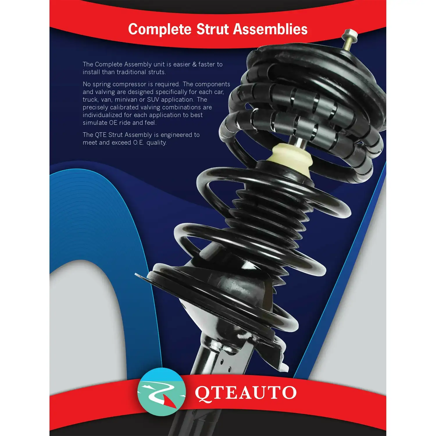 Set Front Quick Complete Strut-Coil Spring-Rear Shock For 2018-2021 GMC Terrain - Ảnh 2