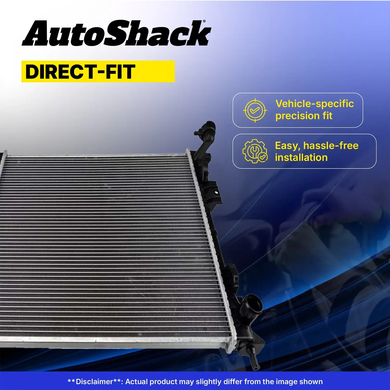 AutoShack Radiator for 2005-2010 Jeep Grand Cherokee 2006-2010 - Ảnh 3