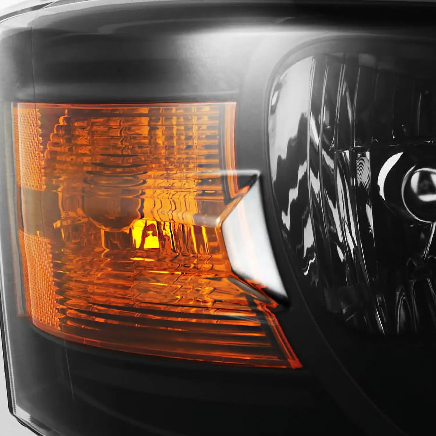 AKKON - For Dodge Grand Caravan Black Headlights Head Lamps Driver - Ảnh 3