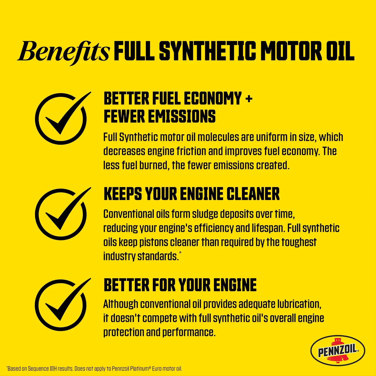Pennzoil Platinum Full Synthetic 0W-20 Motor Oil, 5 Quart - Ảnh 3