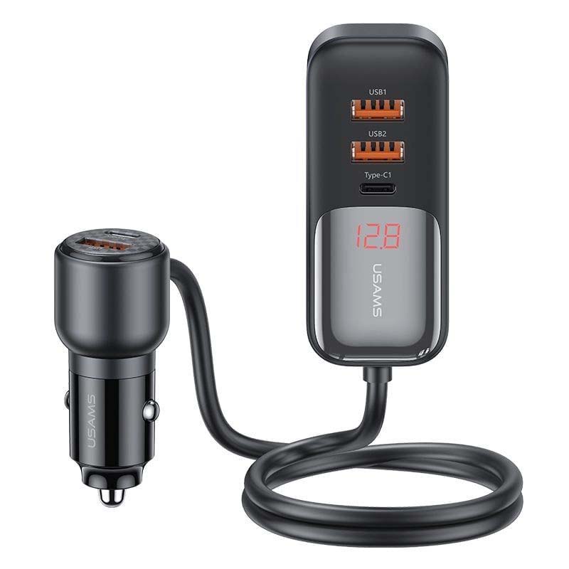 Tẩu Sạc Ô Tô USAMS CC213 165W Chính Hãng - hình ảnh sản phẩm
