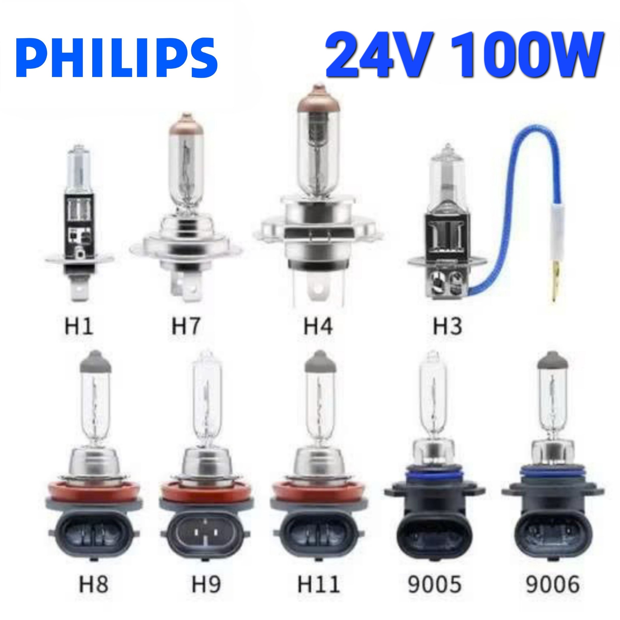 Bóng Đèn Pha Gầm Halogen 1 Màu PHILIPS 24V 100W - hình ảnh sản phẩm