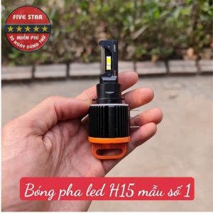 Bóng Đèn Pha LED H15 MS1 50W/12W, Sáng trắng 6000K | Five Star - hình ảnh sản phẩm