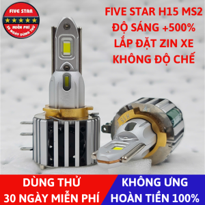 Bóng Đèn Pha Led H15 MS2 41/18W, Sáng trắng 6000K | Five Star - hình ảnh sản phẩm