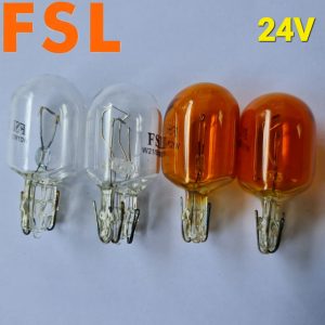 Bóng Tín Hiệu Halogen Ô Tô Đui Cắm FSL 24V T5. Giá 3K 1 bóng