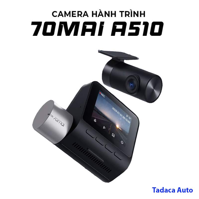 Camera Hành Trình 70mai A510 3K Trước và Sau