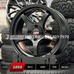 Mâm xe 16 inch Đen mờ PCD 4x100 mẫu 5899 - hình ảnh sản phẩm