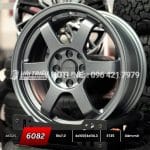 Mâm xe 16 inch Xám mờ PCD 4X100/114.3 mẫu 6082 - hình ảnh sản phẩm