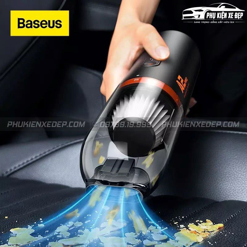 Máy Hút Bụi xe hơi Cầm Tay Baseus A2 Pro 80W 2000mAh - góc nhìn 5