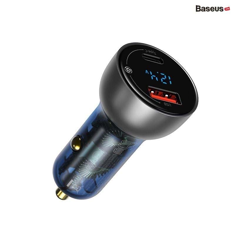 Tẩu Sạc Ô Tô Baseus QC+PPS 65W Siêu Nhanh