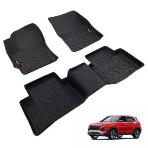 Thảm Lót Sàn Ô Tô Kardo Hyundai Creta 2022 - Nay - Đồ chơi xe hơi, phụ kiện ô tô, trang trí xe hơi
