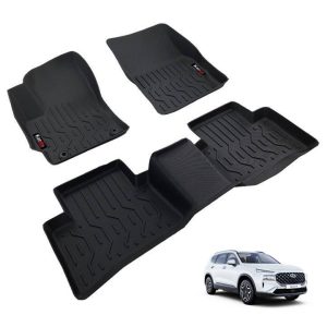 Thảm Lót Sàn Ô Tô Kardo Hyundai Santafe 2021 - Nay - Đồ chơi xe hơi, phụ kiện ô tô, trang trí xe hơi