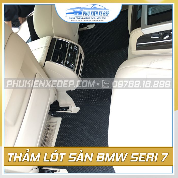 Thảm lót sàn ô tô Kata BMW 7 Series - góc nhìn 2