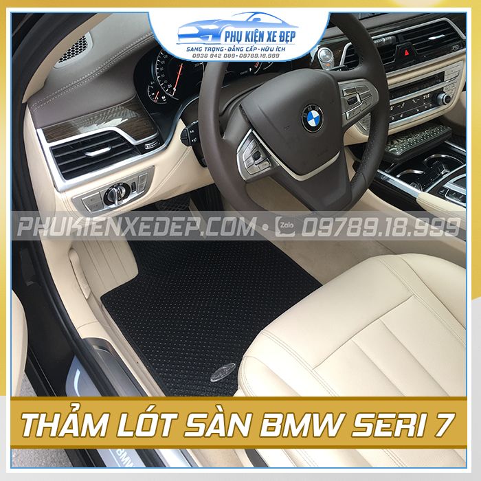 Thảm lót sàn ô tô Kata BMW 7 Series - góc nhìn 3