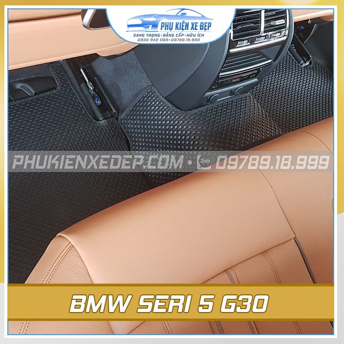 Bộ thảm lót sàn ô tô BMW 520i G30 cao su Thái Lan MỚI NHẤT - hình ảnh sản phẩm