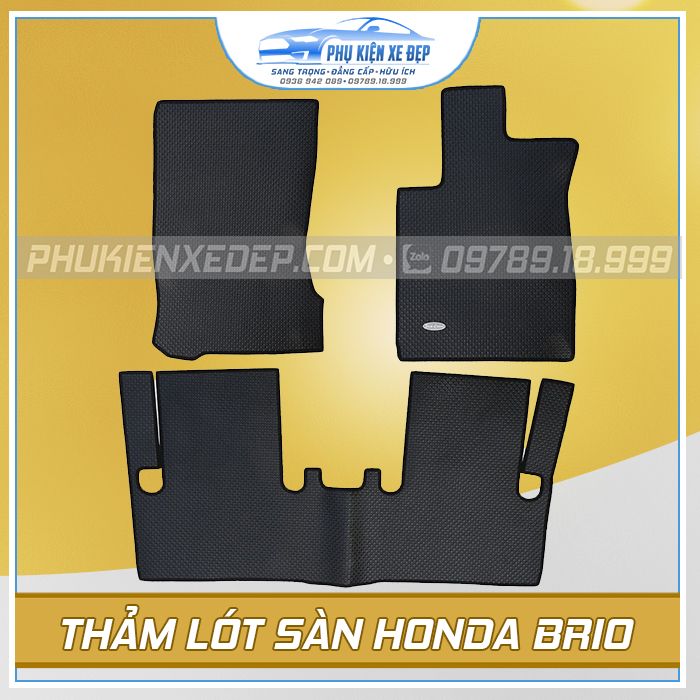 Thảm lót sàn ô tô Kata Honda Brio - hình ảnh sản phẩm
