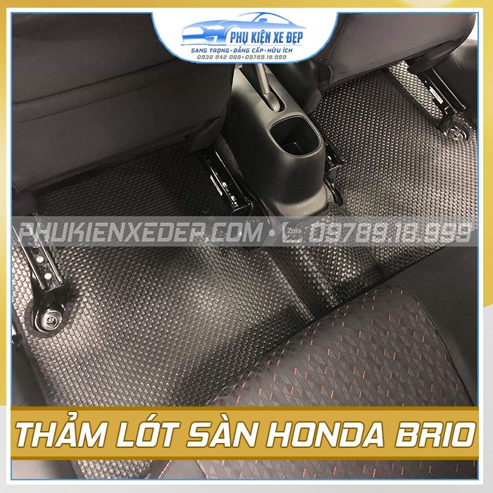 Thảm lót sàn ô tô Kata Honda Brio - góc nhìn 2