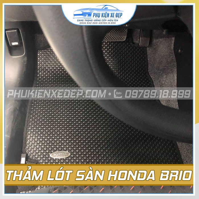 Thảm lót sàn ô tô Kata Honda Brio - góc nhìn 4