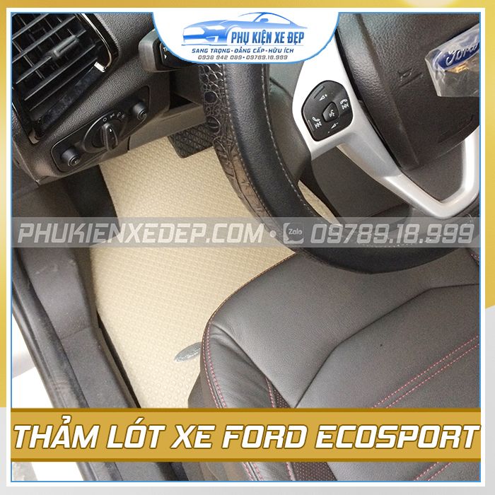 Thảm lót sàn ô tô Kata Ford Ecosport - góc nhìn 3