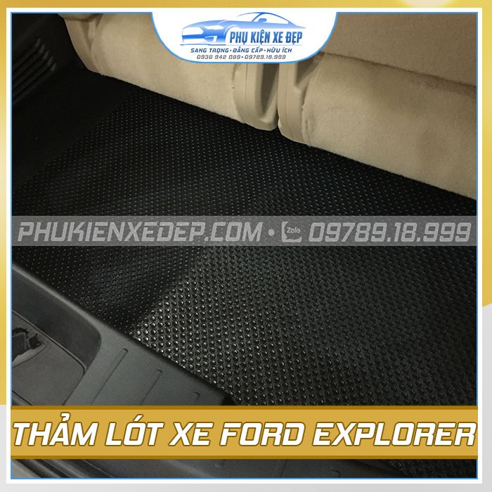 Thảm lót sàn ô tô Kata Ford Explorer - góc nhìn 3