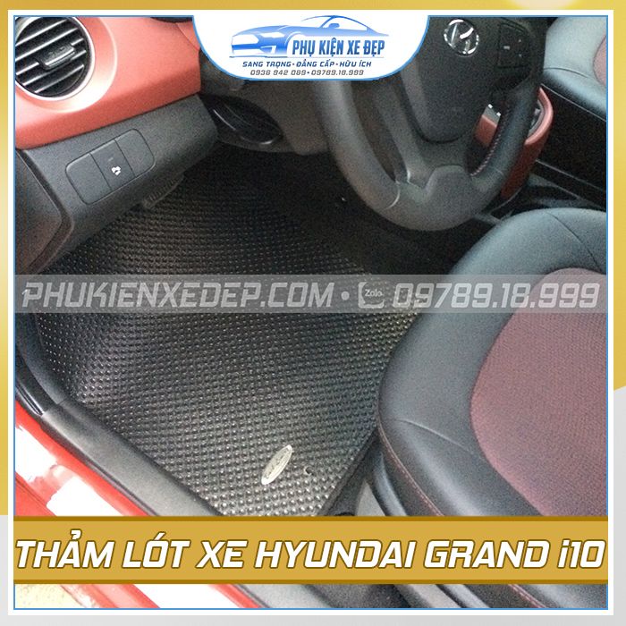 Thảm lót sàn ô tô Kata Hyundai Grand I10 - góc nhìn 2