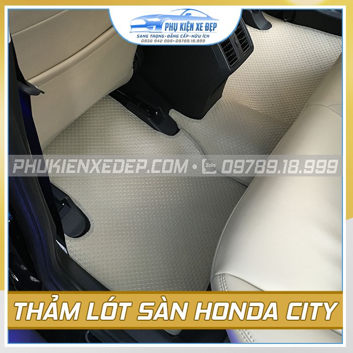 Thảm lót sàn ô tô Kata Honda City - góc nhìn 3