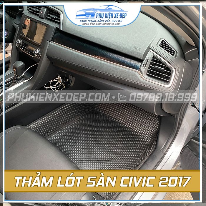 Thảm lót sàn ô tô Kata Honda Civic - góc nhìn 2