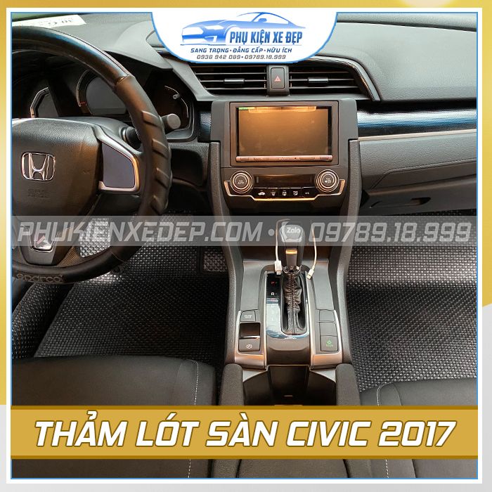 Thảm lót sàn ô tô Kata Honda Civic - góc nhìn 3