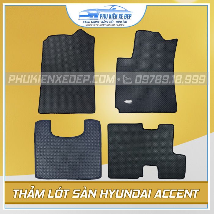 Thảm lót sàn ô tô Kata Hyundai Accent - hình ảnh sản phẩm