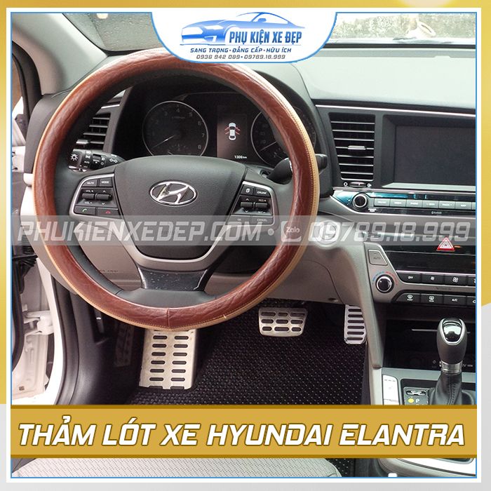 Thảm lót sàn ô tô Kata Hyundai Elantra - góc nhìn 3