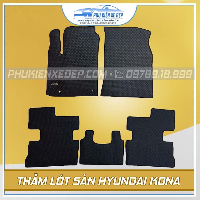 Thảm lót sàn ô tô Kata Hyundai Kona - góc nhìn 5
