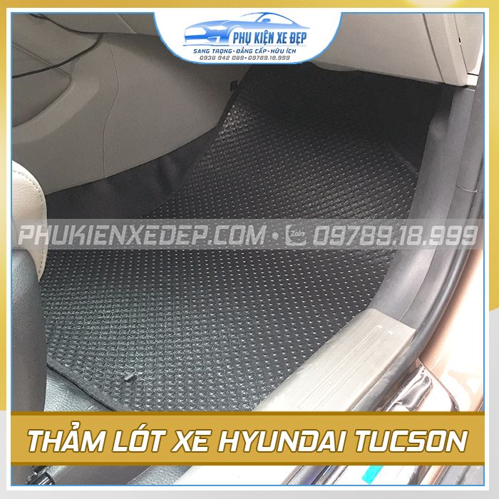 Thảm lót sàn ô tô Kata Hyundai Tucson - góc nhìn 3