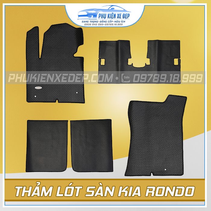 Thảm lót sàn ô tô Kata KIA Rondo - góc nhìn 2