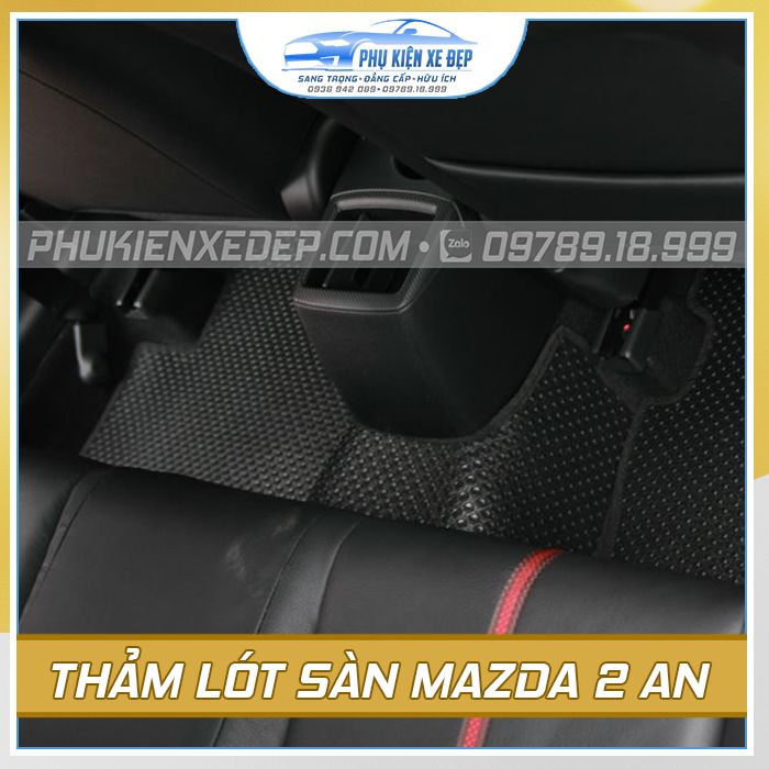 Thảm lót sàn ô tô Kata Mazda2 - góc nhìn 2