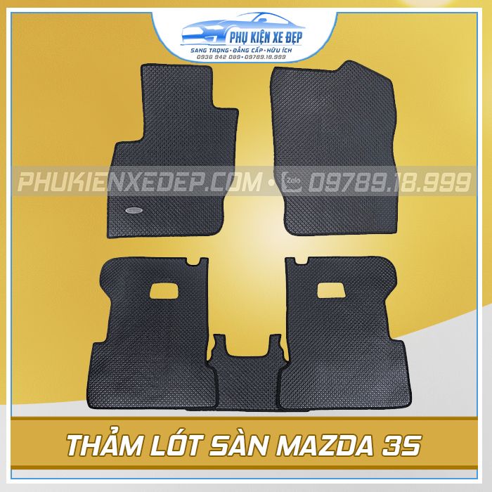 Thảm lót sàn ô tô Kata Mazda 3S - góc nhìn 4