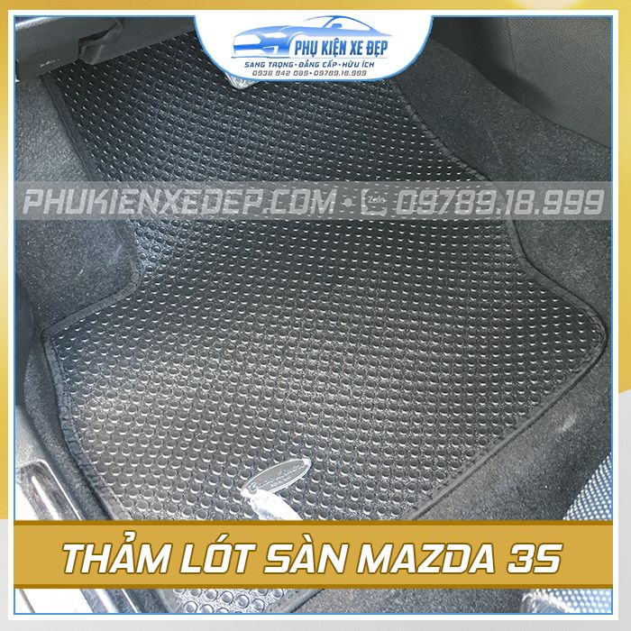 Thảm lót sàn ô tô Kata Mazda 3S - góc nhìn 3