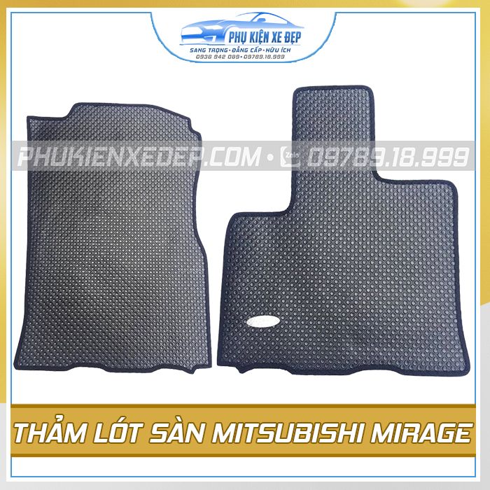 Thảm lót sàn ô tô Kata Mitsubishi Mirage - hình ảnh sản phẩm