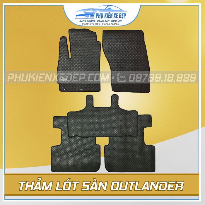 Thảm lót sàn ô tô Kata Mitsubishi Outlander - góc nhìn 5
