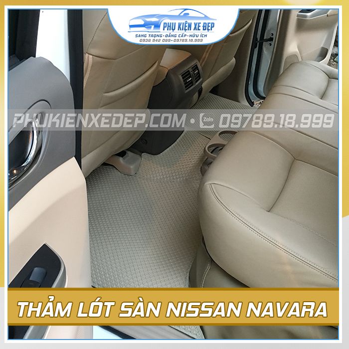 Thảm lót sàn ô tô Kata Nissan Navara - góc nhìn 4