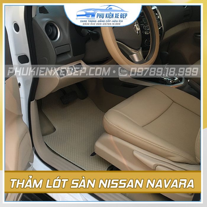 Thảm lót sàn ô tô Kata Nissan Navara - góc nhìn 2