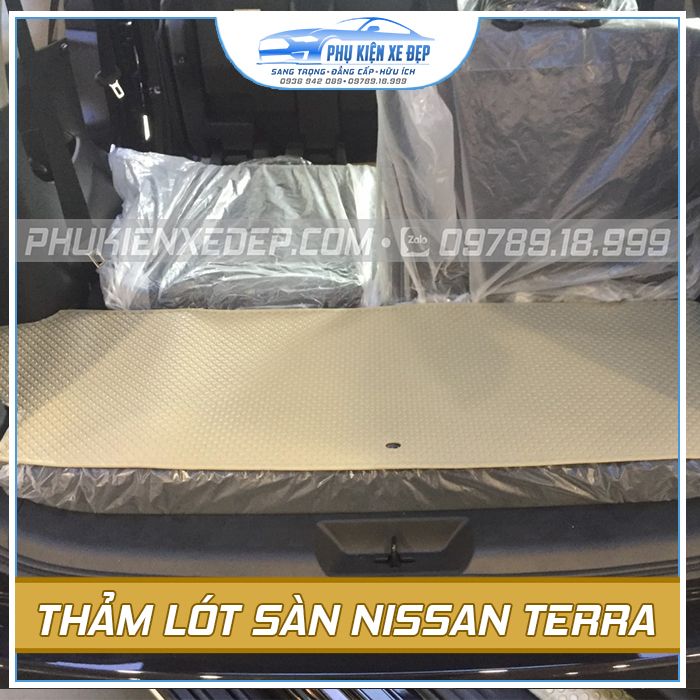 Bộ thảm lót sàn ô tô Nissan Terra cao su Thái Lan Mới Nhất - góc nhìn 2