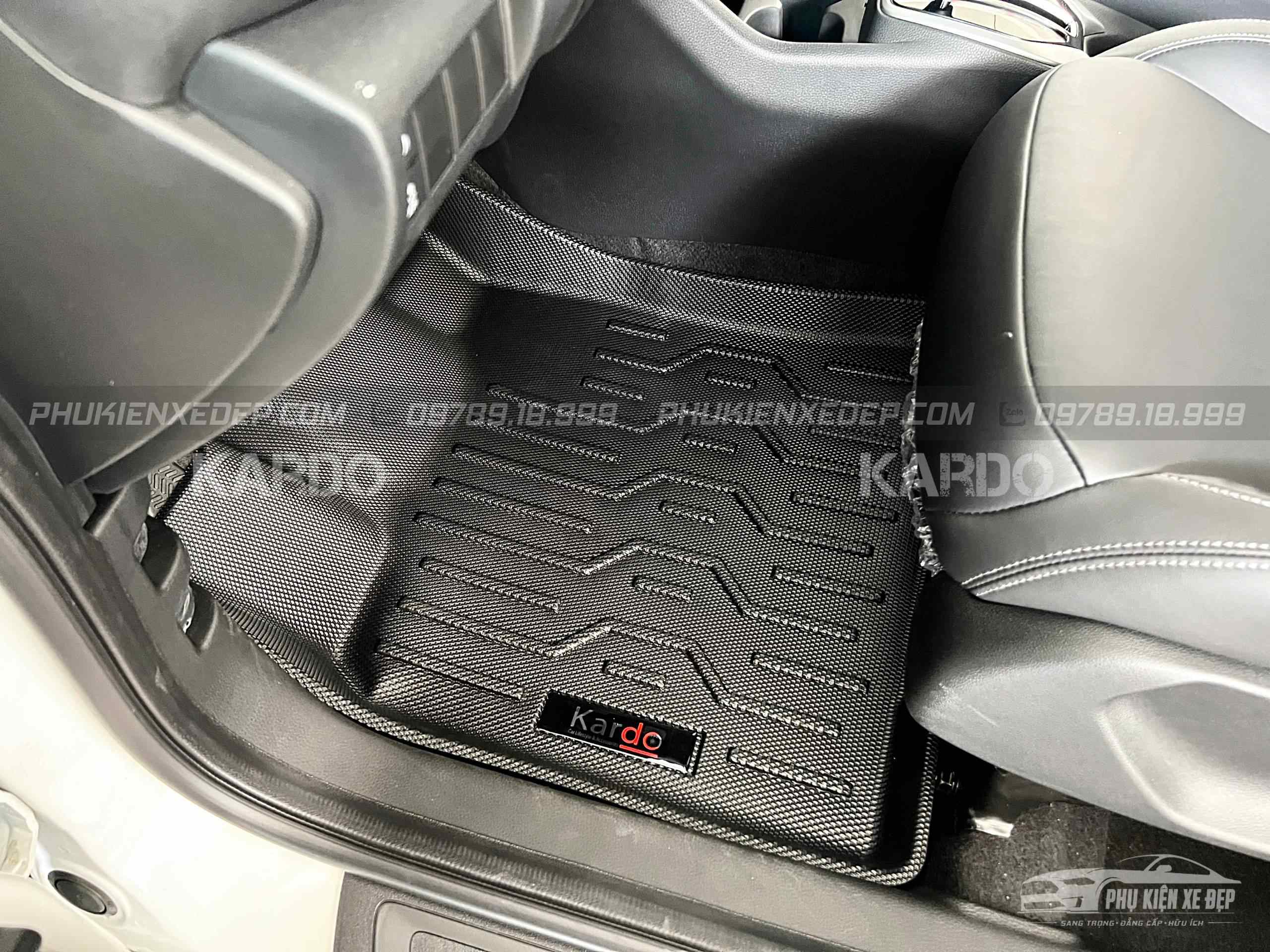 Thảm Lót Sàn Ô Tô Kardo Honda BRV - Đồ chơi xe hơi, phụ kiện ô tô, trang trí xe hơi - góc nhìn 3