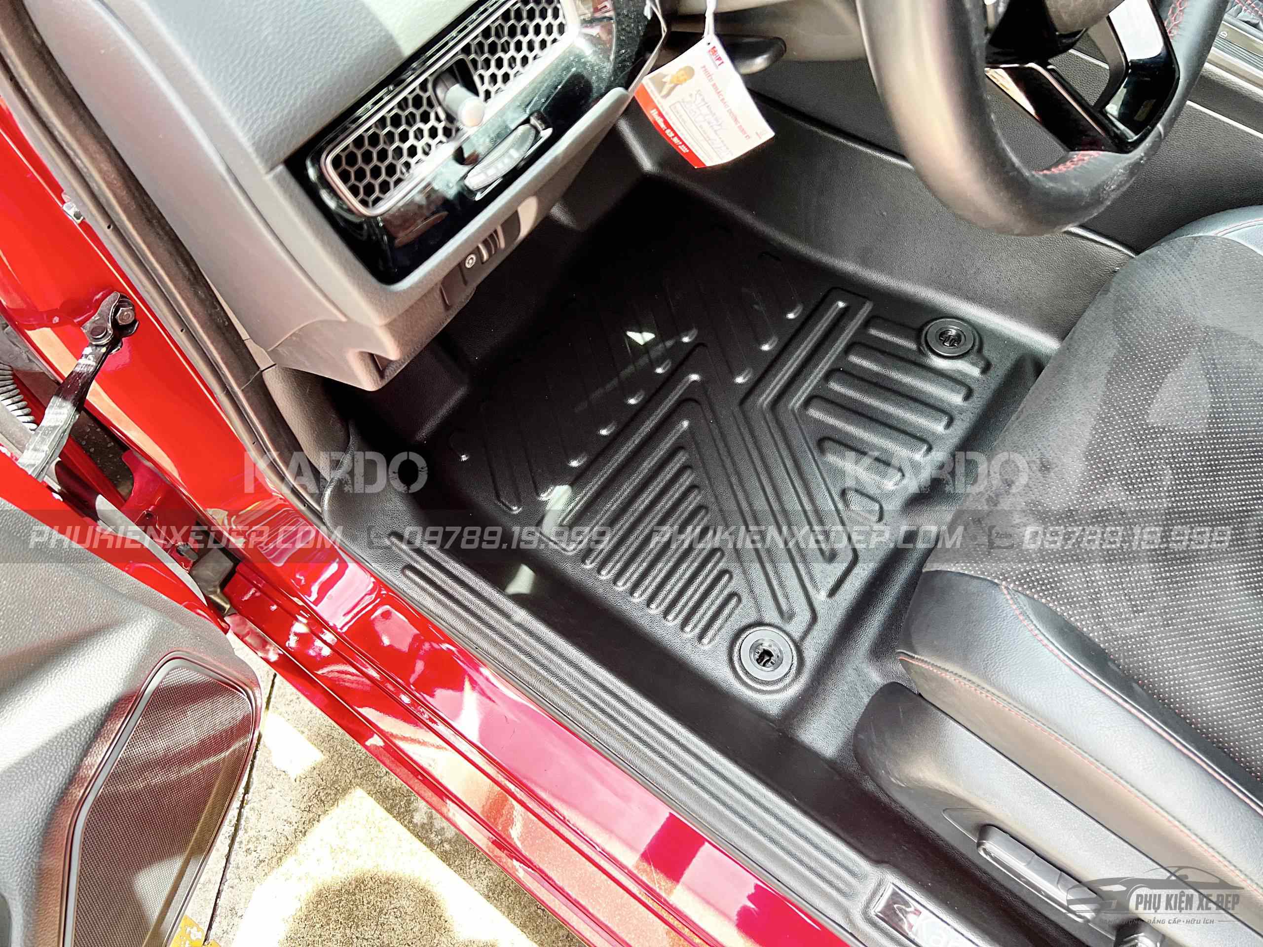 Thảm Lót Sàn Ô Tô Kardo Honda Civic 2022 - Nay - Đồ chơi xe hơi, phụ kiện ô tô, trang trí xe hơi - góc nhìn 4