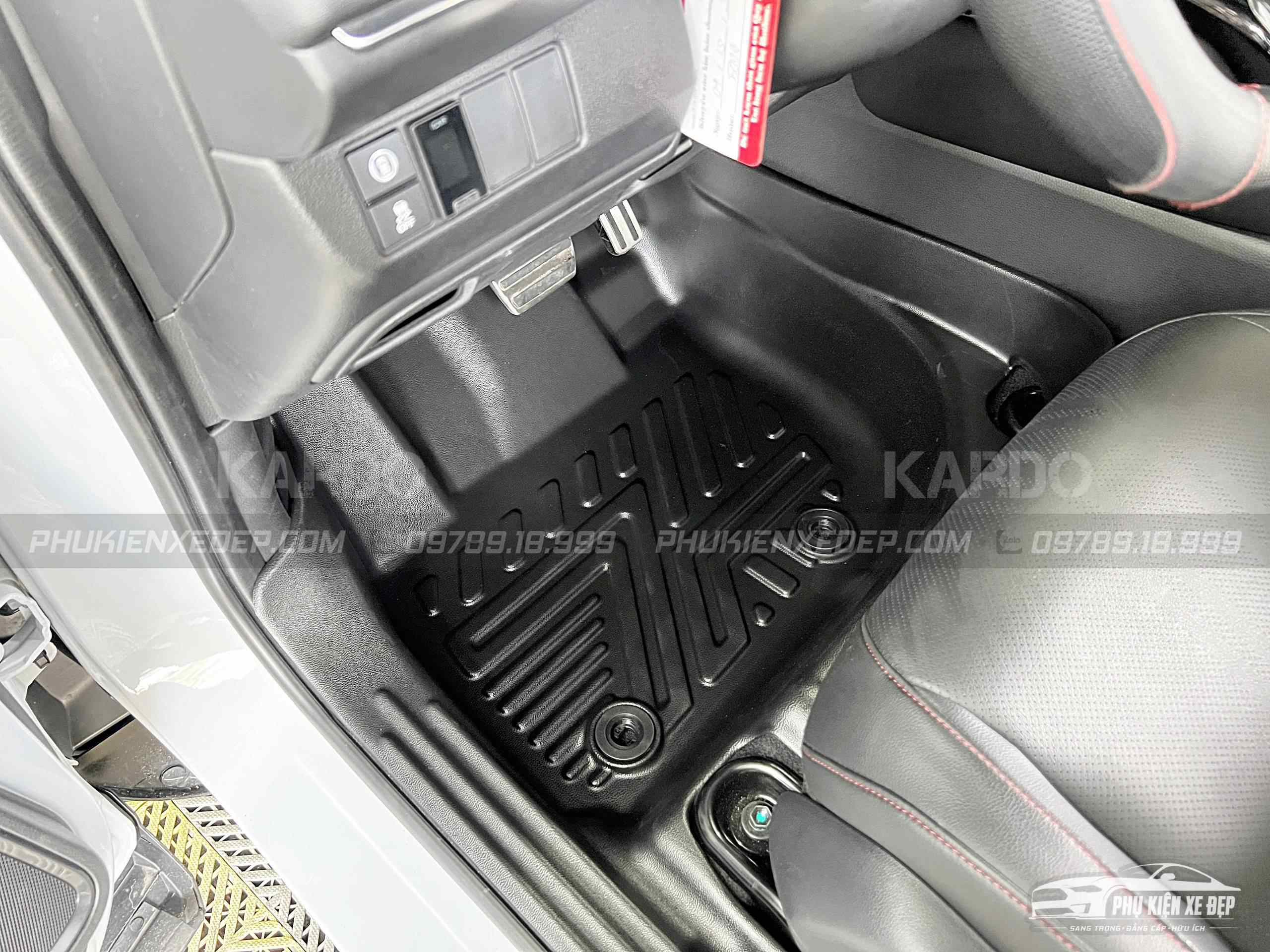 Thảm Lót Sàn Ô Tô Kardo Honda HRV 2022 - Nay - Đồ chơi xe hơi, phụ kiện ô tô, trang trí xe hơi - góc nhìn 5