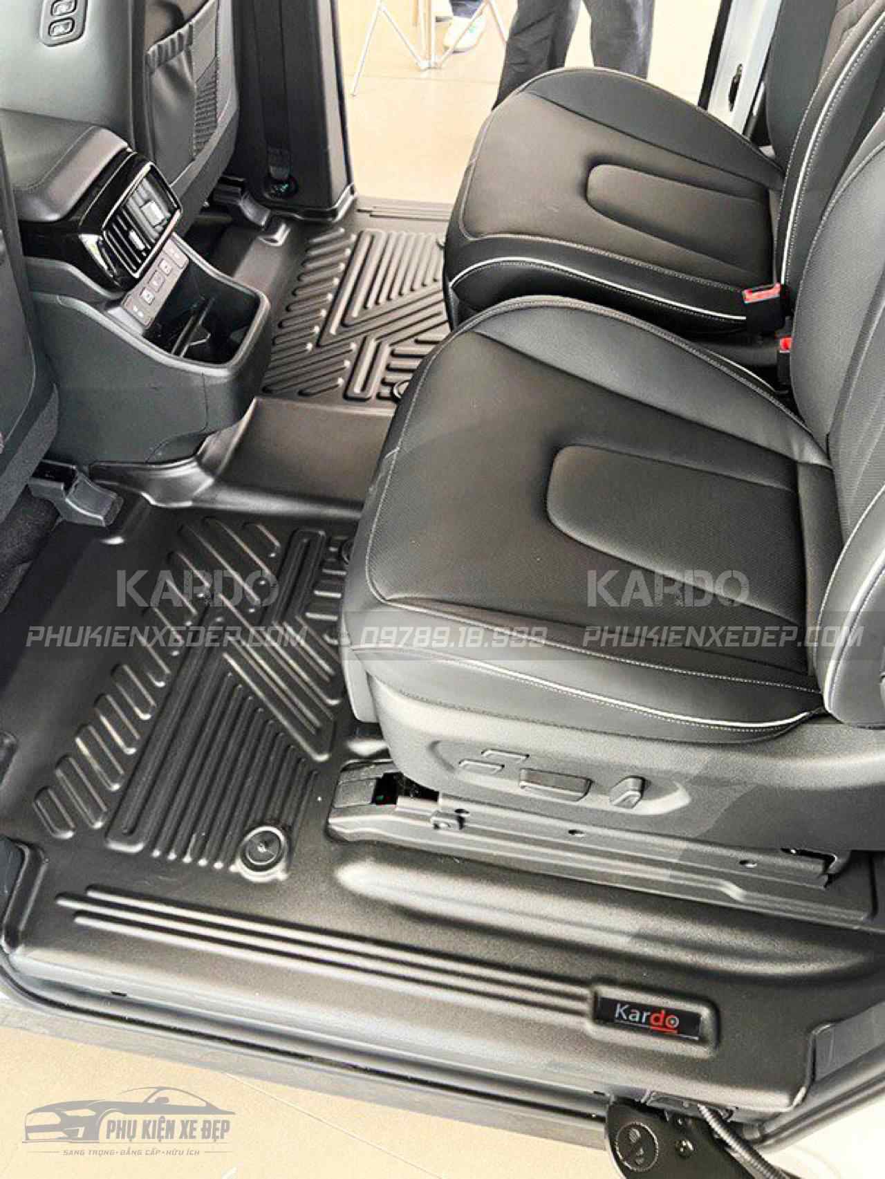 Thảm Lót Sàn Ô Tô Kardo Hyundai Custin 2023 - Nay - Đồ chơi xe hơi, phụ kiện ô tô, trang trí xe hơi - góc nhìn 5