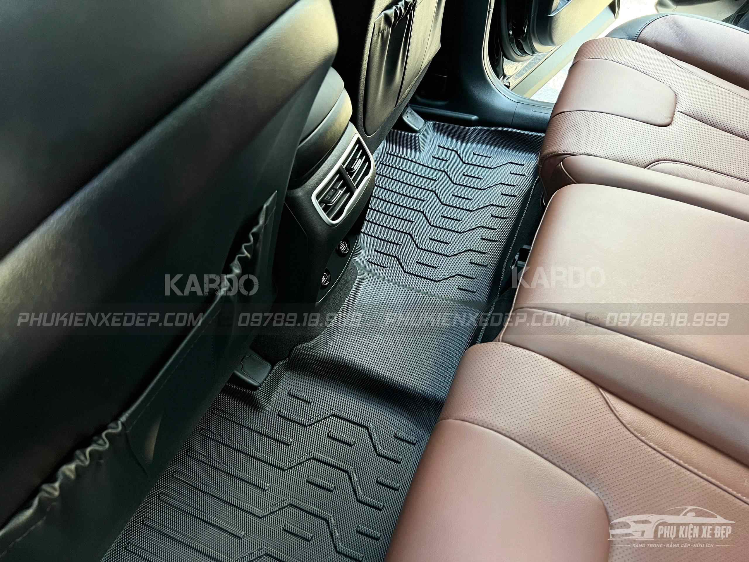 Thảm Lót Sàn Ô Tô Kardo Hyundai Santafe 2021 - Nay - Đồ chơi xe hơi, phụ kiện ô tô, trang trí xe hơi - góc nhìn 3