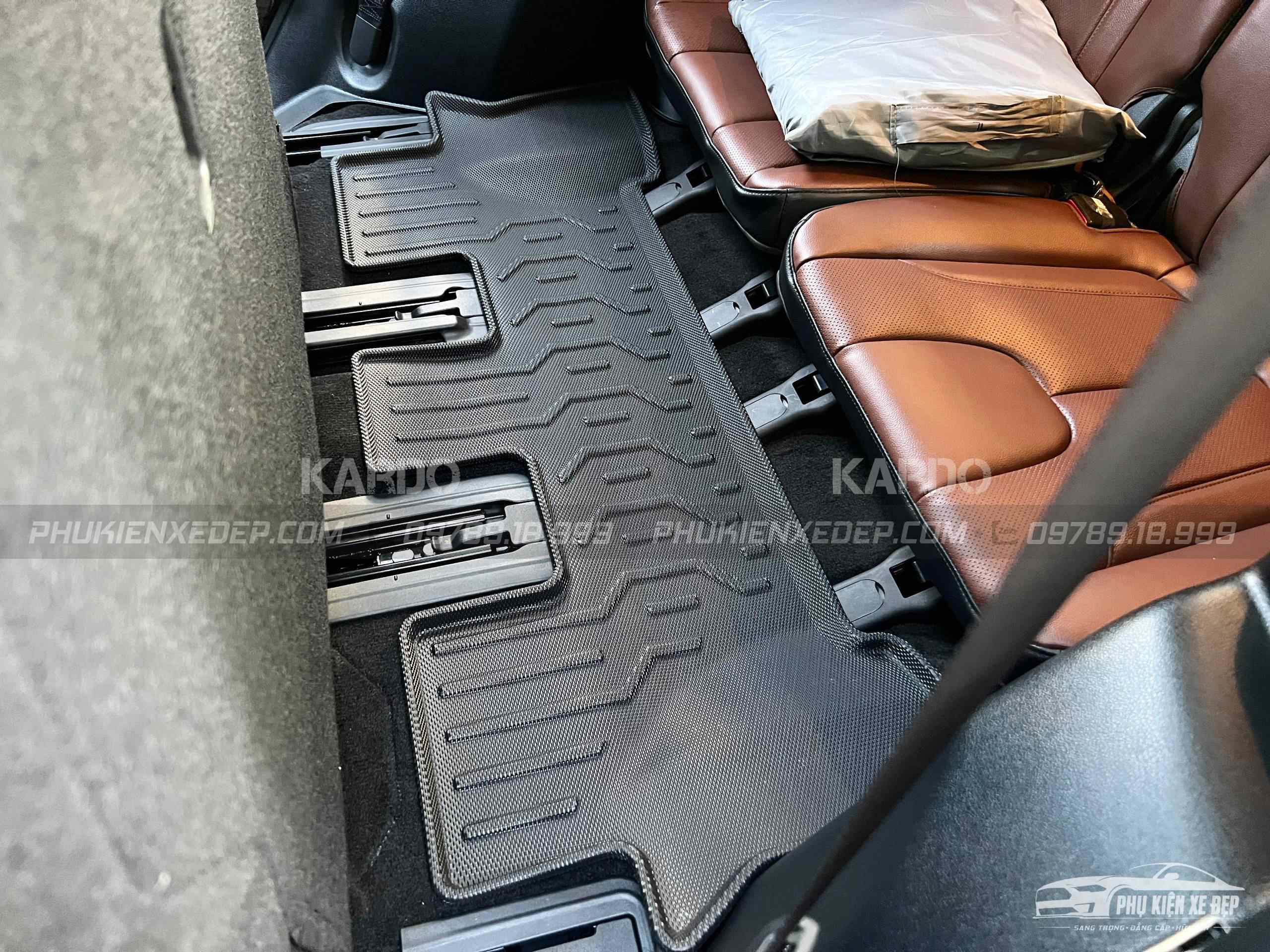Thảm Lót Sàn Ô Tô Kardo Hyundai Santafe 2021 - Nay - Đồ chơi xe hơi, phụ kiện ô tô, trang trí xe hơi - góc nhìn 2