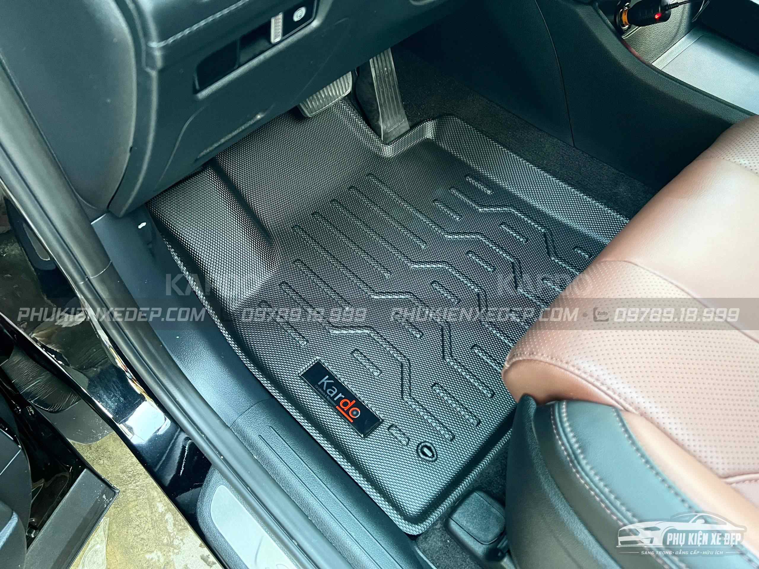 Thảm Lót Sàn Ô Tô Kardo Hyundai Santafe 2021 - Nay - Đồ chơi xe hơi, phụ kiện ô tô, trang trí xe hơi - hình ảnh sản phẩm